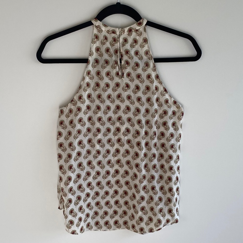 A.L.C Iggy Top In Eggshell & Sage Multi Size 4 - image 7